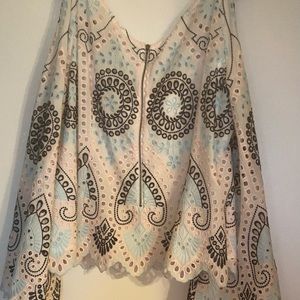 Cold shoulder blouse